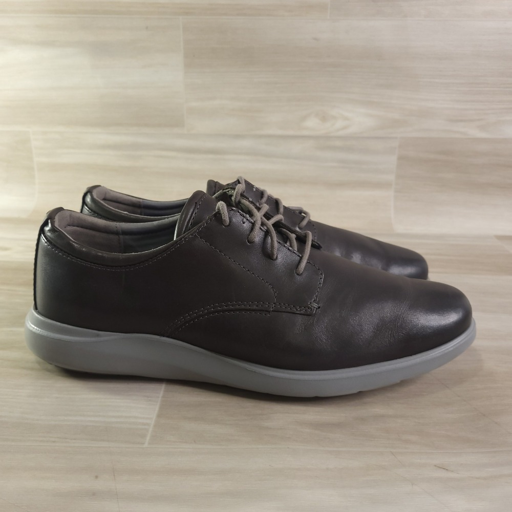Cole Haan Grand.OS Oxford Men 10 M Brown Leather C28730 Dress Sneaker Derby